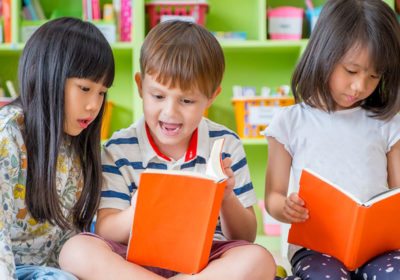 Pre-k children reading